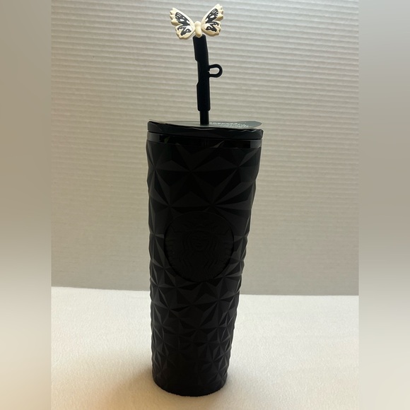 Starbucks Tumbler Matte Black Prism w/ Glow in The Dark Moth Halloween 2025 24oz - Picture 8 of 8